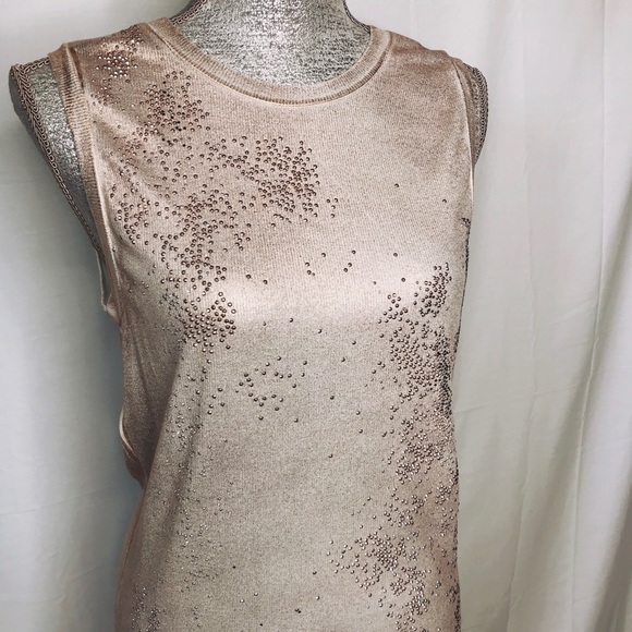 🌺SOLD🌺 AVANT TOI Sparkle Metallic Tank Top - Picture 2 of 8